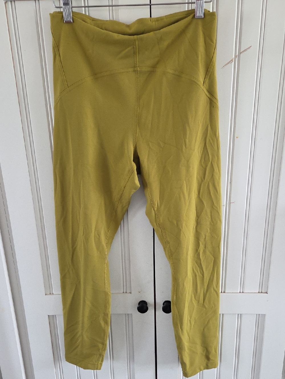 Lululemon Align High-Rise Crop Leggings Size 10 Mustard Yellow